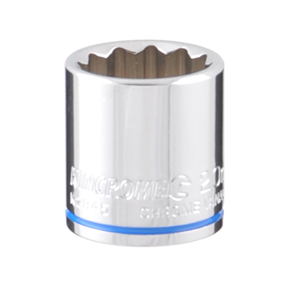KINCROME SOCKET 3/8'' DVE 20MM MIRROR POLISH